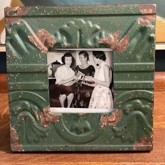 Set of 2 Pressed Tile Rustic Photo Frames - Picture 6 of 8